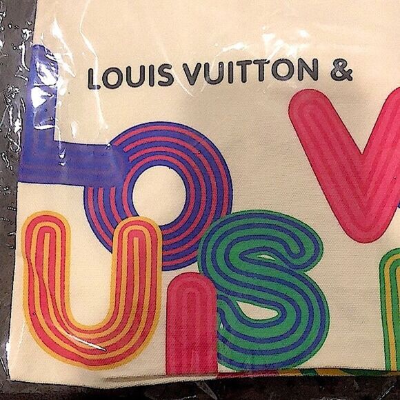 LOUIS VUITTON LV Limited Edition Canvas 2 Sided Tote Shenzhen Exhibit 2021-2022 - Picture 4 of 10